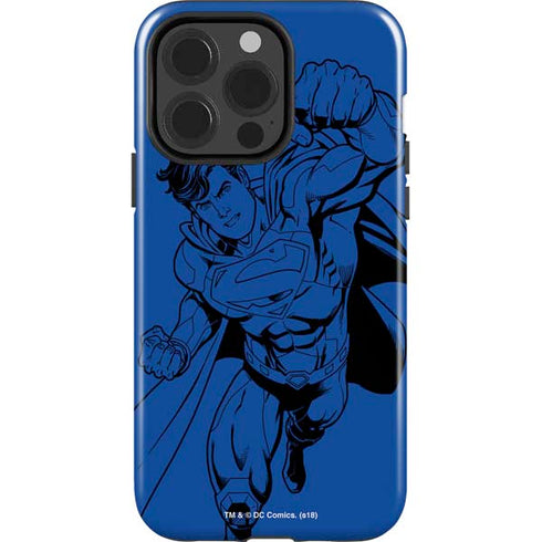 DC Comics Superman Comic Pop iPhone 15 Pro Impact Case